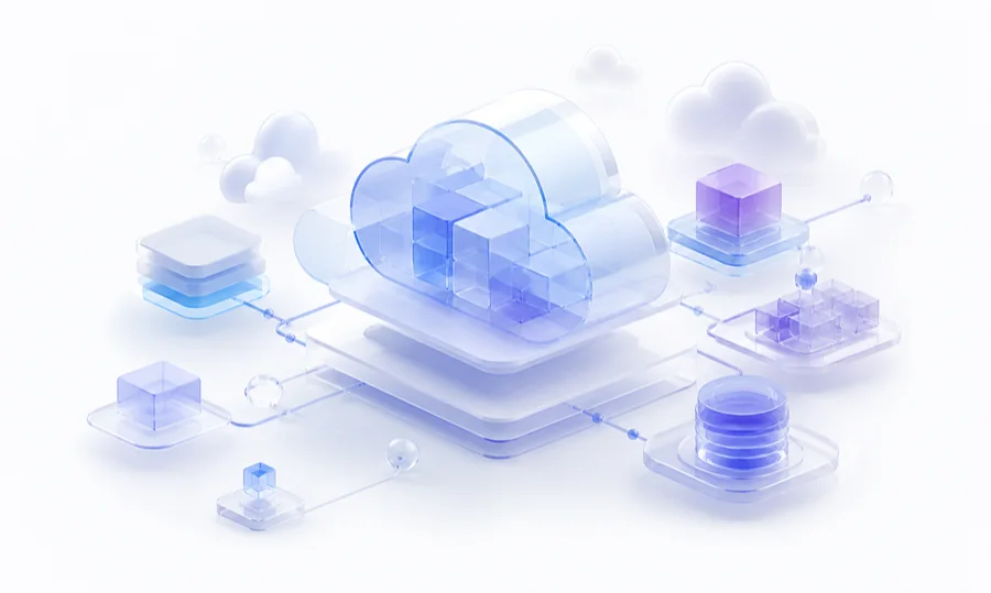 Modular cloud platform with connected, scalable infrastructure